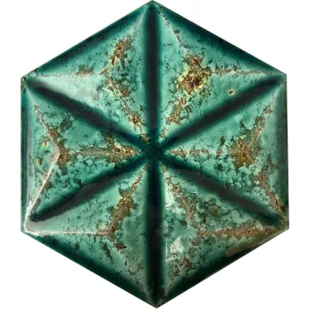 Керамогранит AcquarioDue Exa-3D Stella Smeraldo Craquele