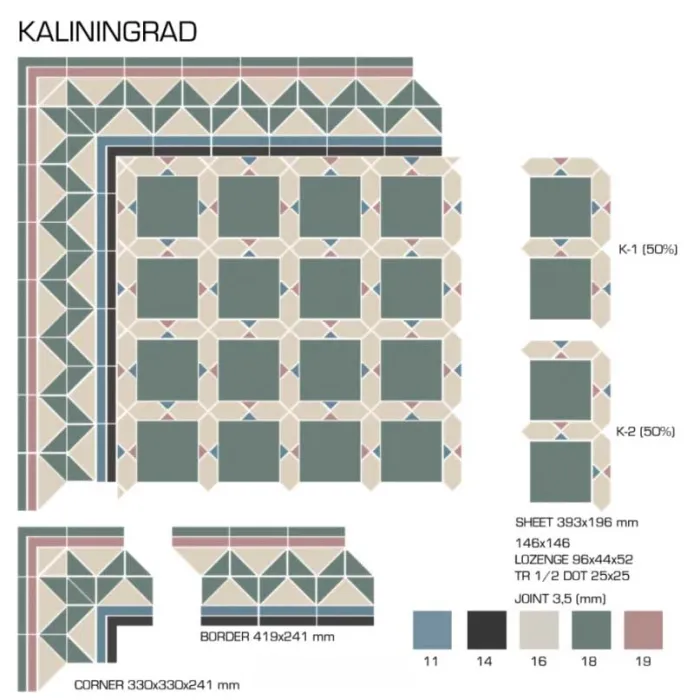 Керамогранит TopCer Victorian Designs Kaliningrad