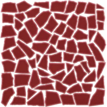 Керамогранит AcquarioDue Opus Mosaico Vitrum Rosso Selenio