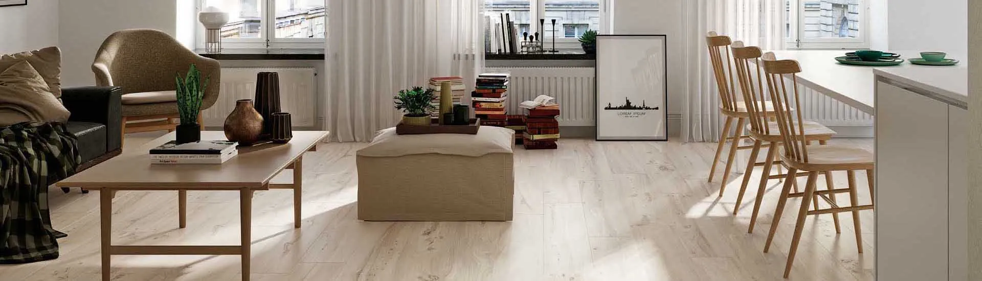 Керамогранит Emil Ceramica Millelegni Remake Olmo Sbiancato