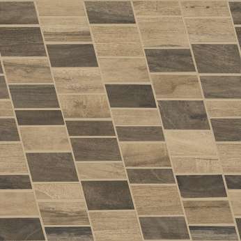 Керамогранит Ergon by Emil Group Wood Talk Mosaico Dyago Beige Brown