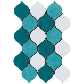 Керамогранит Cerasarda Sardinia Mosaico Goccia Mix Verde