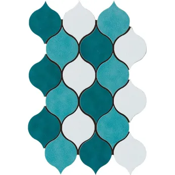 Керамогранит Cerasarda Sardinia Mosaico Goccia Mix Verde