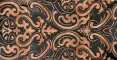 SHIRAZ 2 Fondo Nero Marquinia - Decoro Rame 30,5 x 60