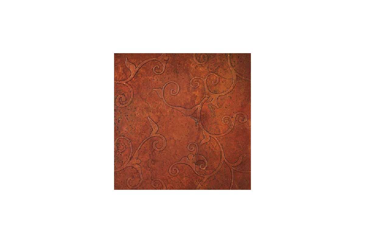 Мрамор Petra Antiqua Lacche 1 Damasco 1 Fondo Naturale - Decoro Travertino Rosso 30,5 X 30,5