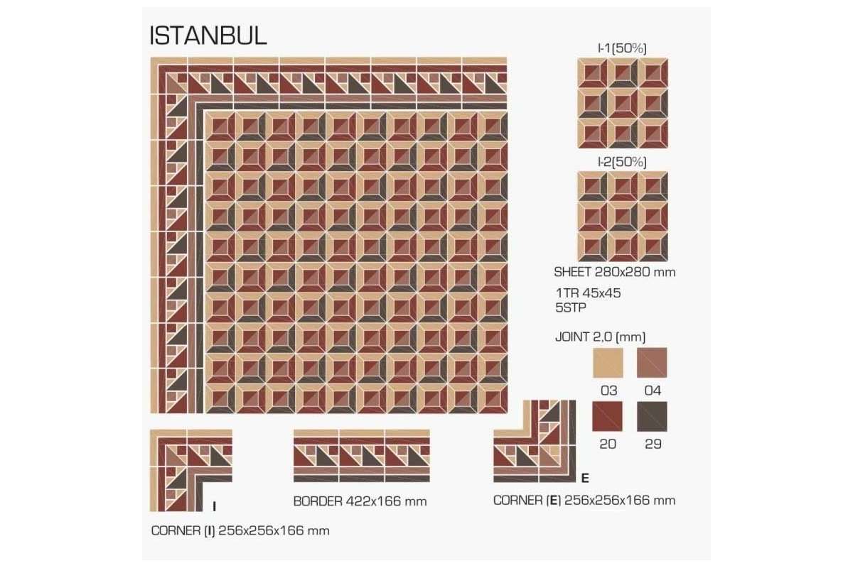 Керамогранит TopCer Victorian Designs (Викториан Дизайн) Istanbul