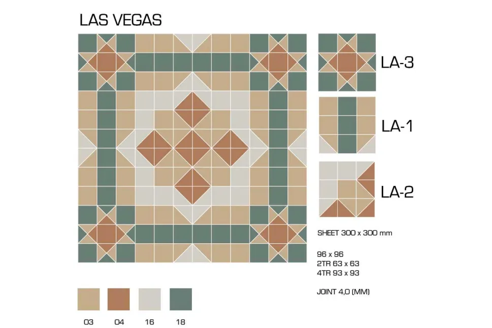 Керамогранит TopCer Victorian Designs Las Vegas