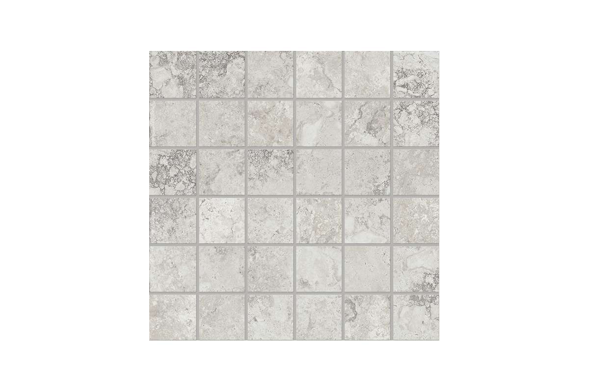 Керамогранит Provenza by Emil Group Unique Travertine Mosaico 5X5 Ancient Silver