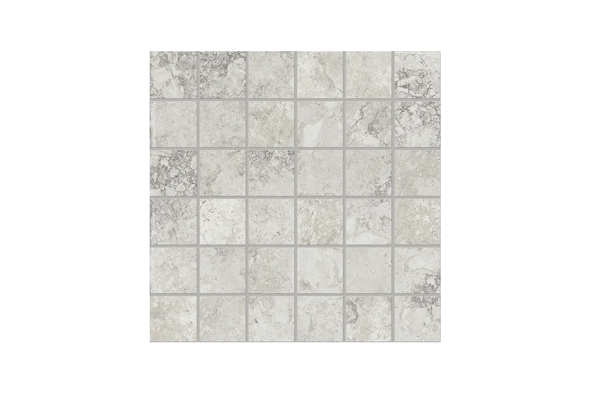 Керамогранит Provenza by Emil Group Unique Travertine Mosaico 5X5 Ancient Silver