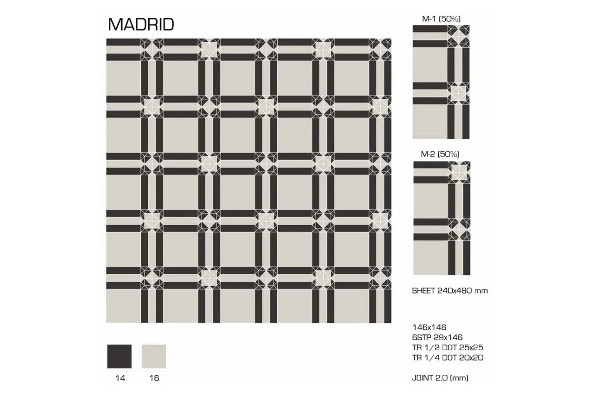 Керамогранит TopCer Victorian Designs Madrid