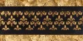braid 6 nero marquinia gold 15,5 x 30,5 CM