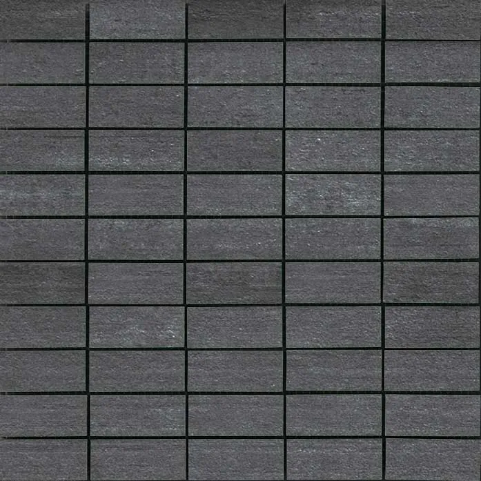 Керамогранит Casalgrande Padana Cemento Mosaico 2.5x5.7 su rete CEMENTO CASSERO ANTRACITE