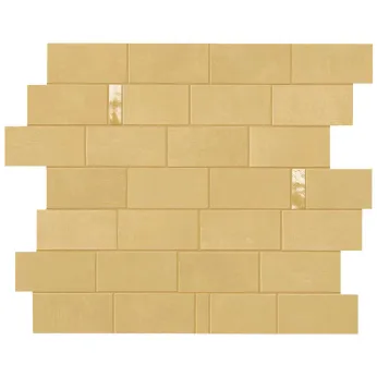 Керамогранит Atlas Concorde Boost Pro Mustard Minibrick Pro Yellow Rifl