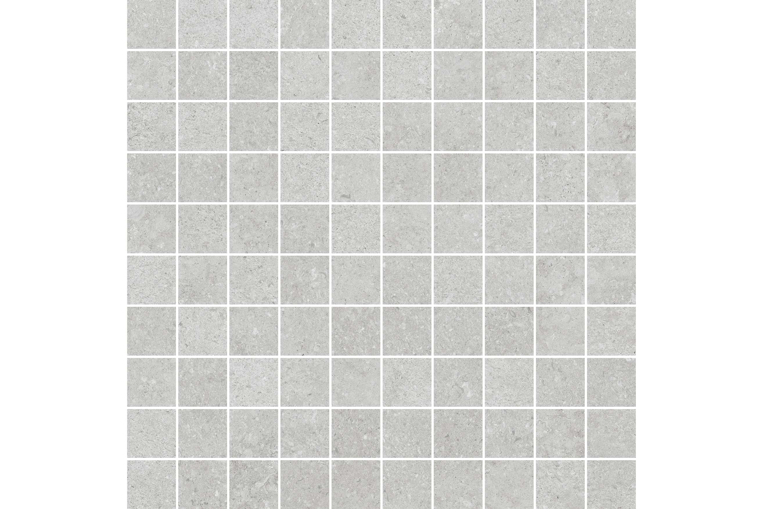 Керамогранит Settecento Shellstone Mosaico White 3.1X3.1 Su Rete