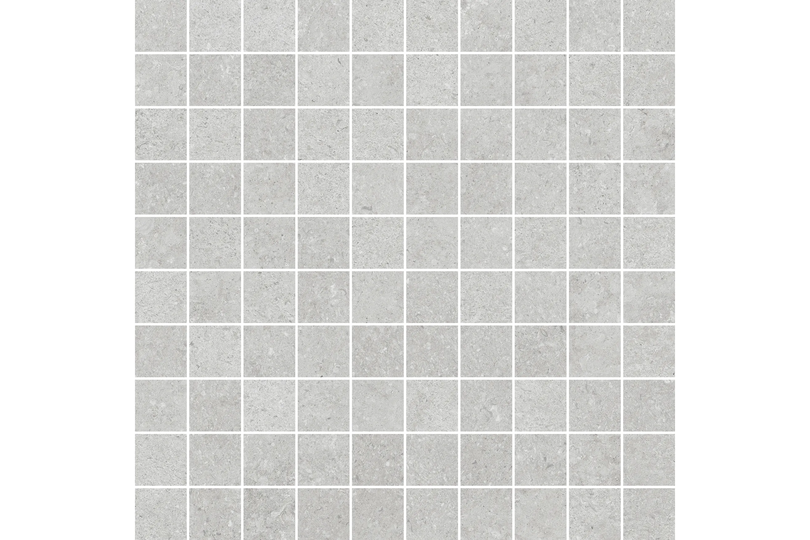 Керамогранит Settecento Shellstone Mosaico White 3.1X3.1 Su Rete