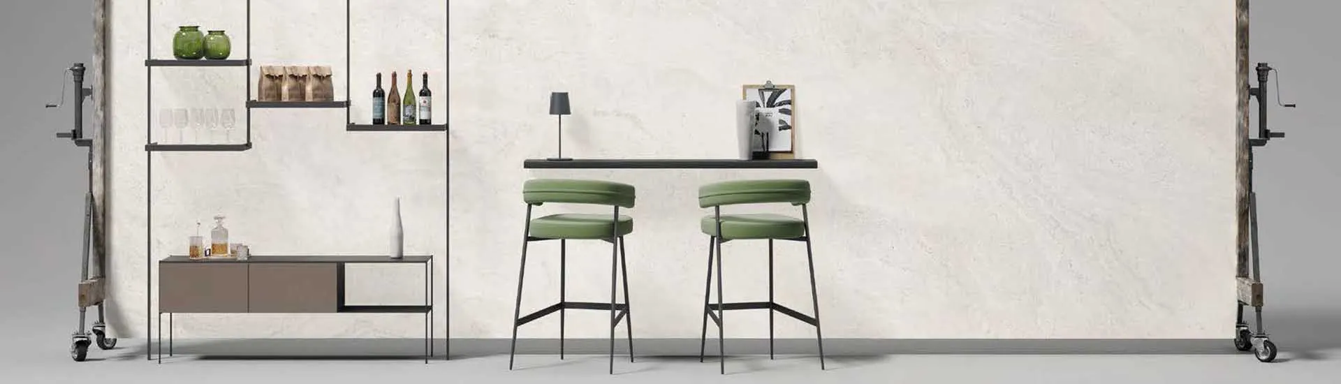 Керамогранит Level by Emil Group Stone Travertino Minimal White