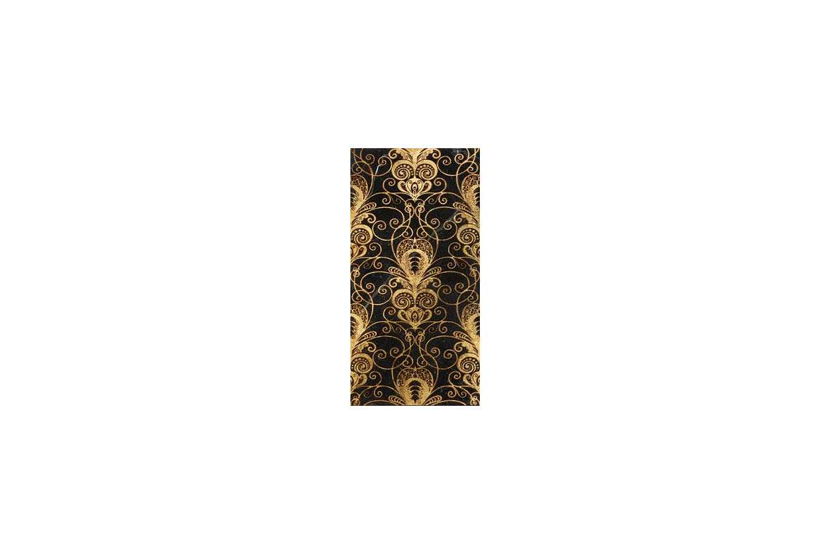 Мрамор Petra Antiqua Evolution 2 Hibiscus 2 Nero Marquinia Gold 30,5 X 60 Cm