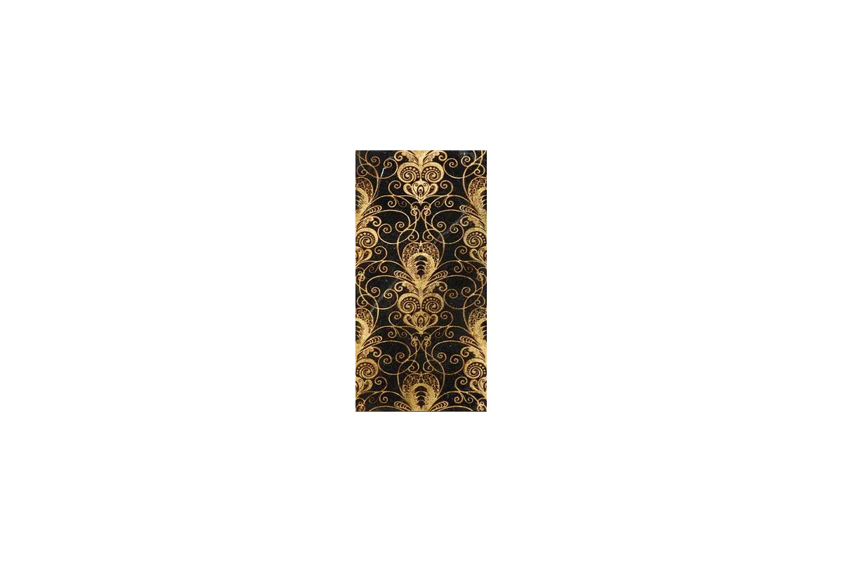 Мрамор Petra Antiqua Evolution 2 Hibiscus 2 Nero Marquinia Gold 30,5 X 60 Cm
