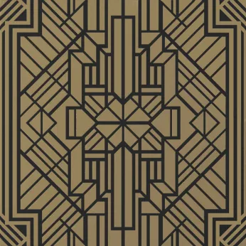 Керамогранит Petracers Swing Labirinto Ottone Su Nero