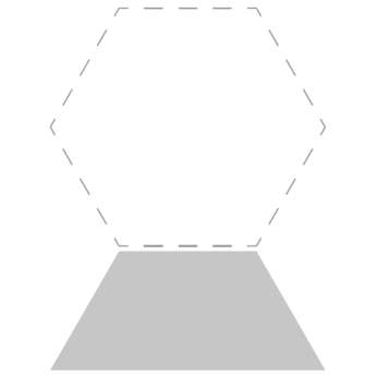 Керамогранит EtruriaDesign Concetto Spaziale (Концетто Спациале) Trapezio piano