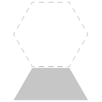 Керамогранит EtruriaDesign Concetto Spaziale (Концетто Спациале) Trapezio piano