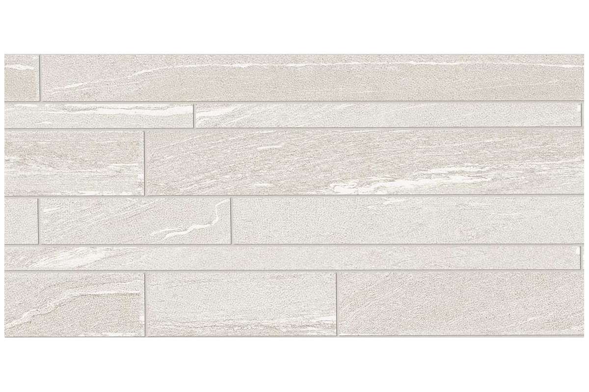 Керамогранит Ergon by Emil Group Stone Talk Listelli Sfalsati Martellata White