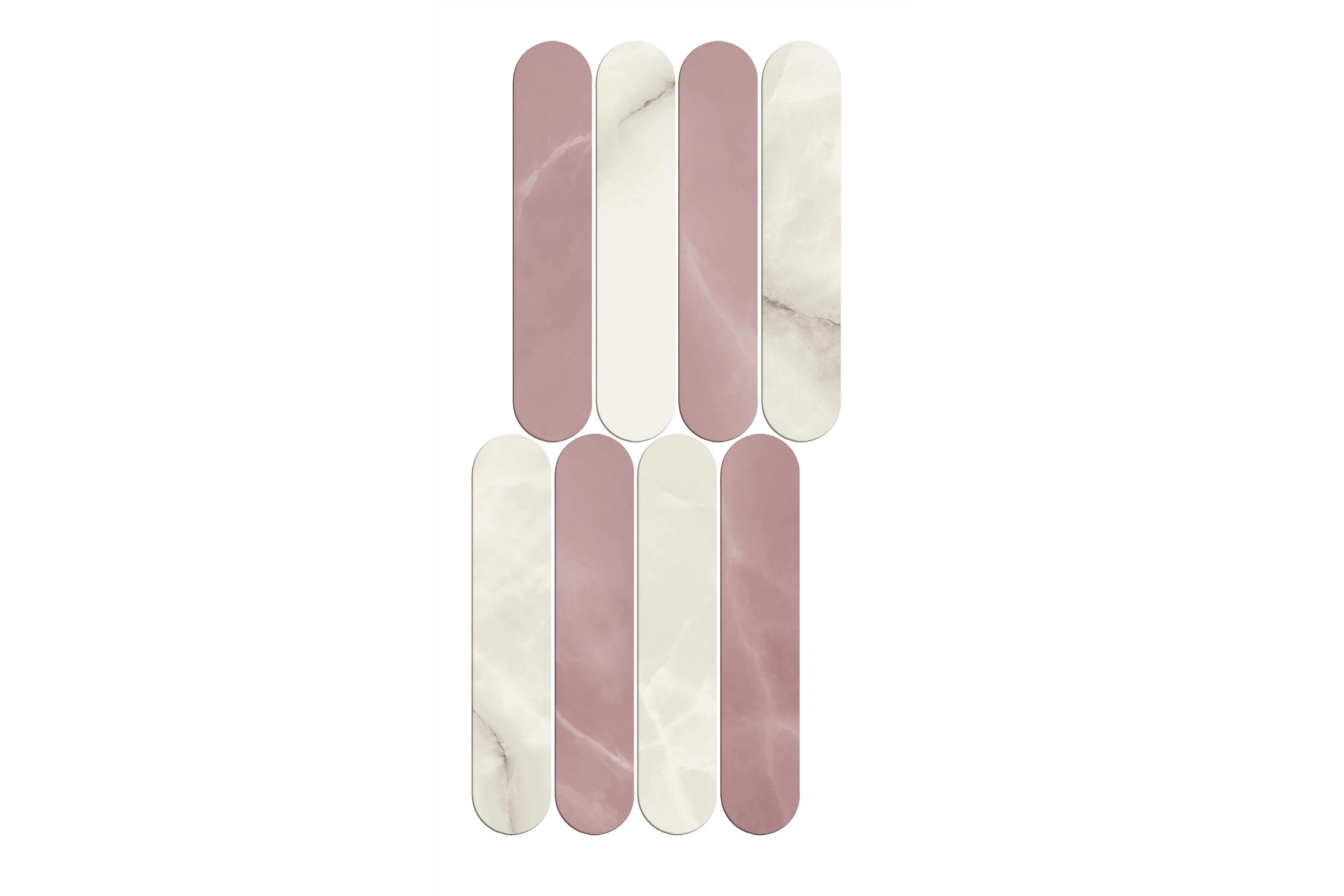 Керамогранит Atlas Concorde Russia Symphonyx Crystal - Rose Mosaic Ellipse