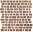 Mosaico Random Metallo Rame