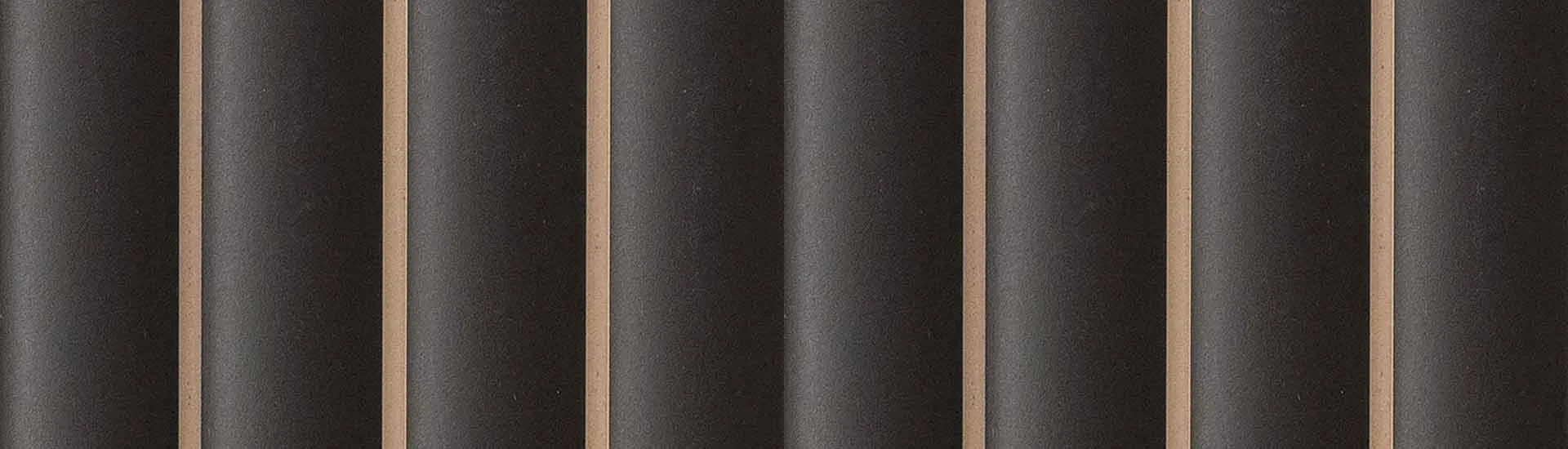 Керамогранит Micro. 3D Forms Fluted Fluted Black