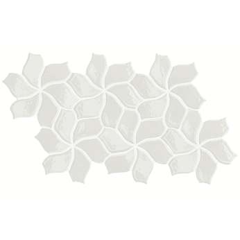 Керамогранит Mutina Botanica Flower white glossy