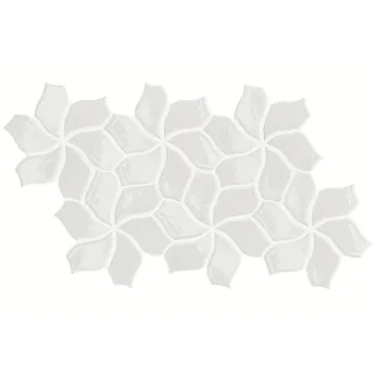 Керамогранит Mutina Botanica Flower white glossy