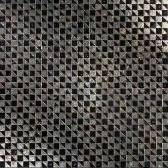 Мрамор Petra Antiqua Lacche 1 OPTICAL 2 Fondo Nero Marquinia Decoro Argento 30,5 x 30,5