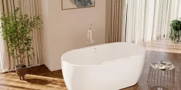 Ванна ARUBA акриловая отдельностоящая 170x80x59,5H, щелевой перелив