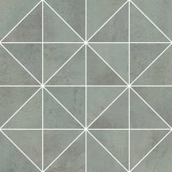 Керамогранит Casalgrande Padana Fusion Mosaico Triangoli Green