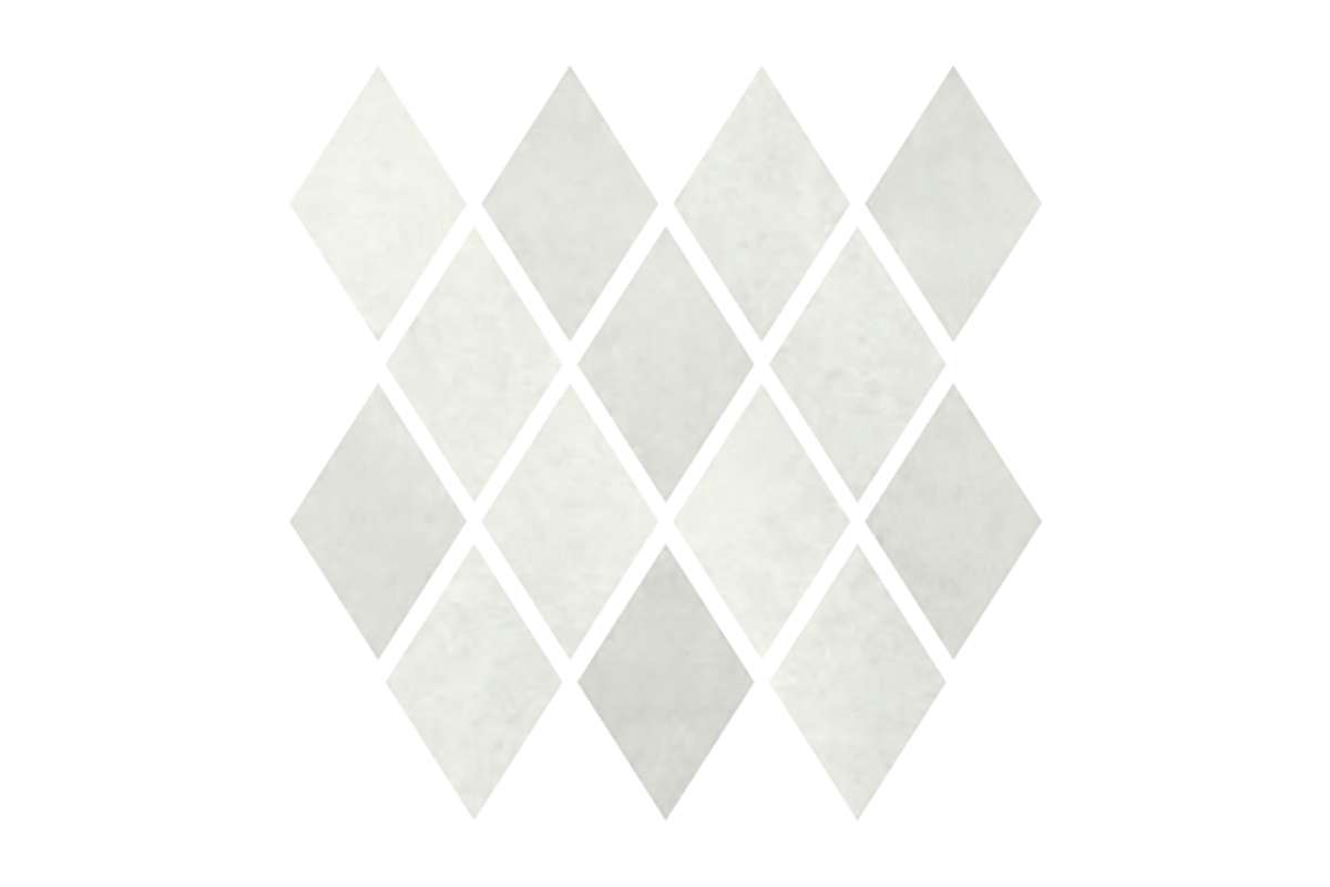 Керамогранит Cir Serenissima Materia Prima Mosaico Rombo Cloud White