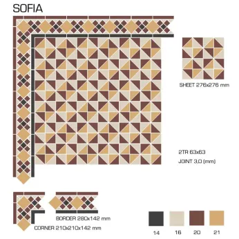 Керамогранит TopCer Victorian Designs Sofia