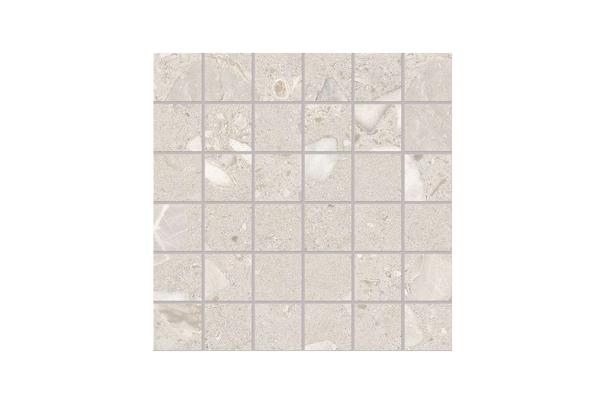 Керамогранит Ergon by Emil Group GemmaStone Gemma Giant Mosaico 5X5 Greige