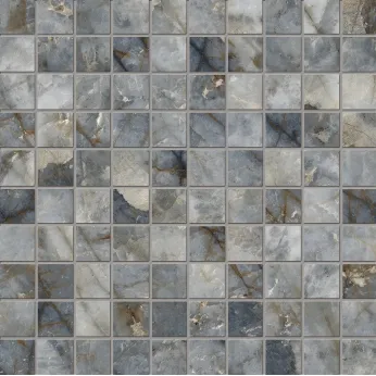 Керамогранит Emil Ceramica Tele Di Marmo Revolution Blu Ande Mosaico 3x3