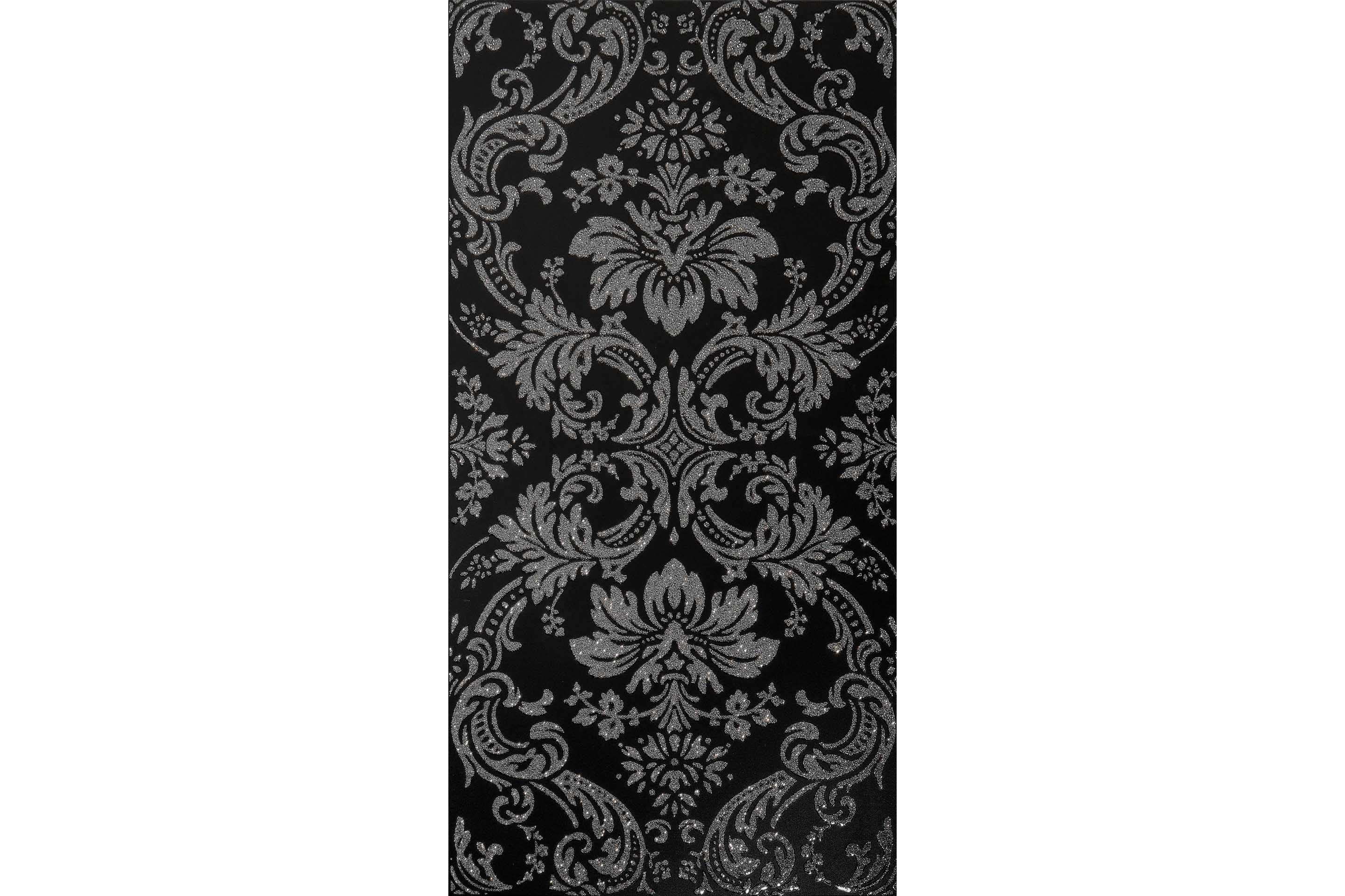 Керамогранит Casalgrande Padana Architecture Damask Black+Silver