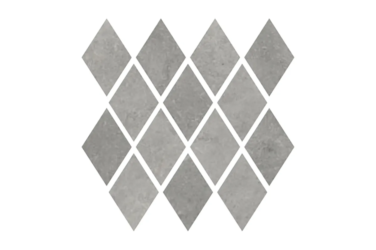 Керамогранит Cir Serenissima Materia Prima Mosaico Rombo Metropolitan Grey