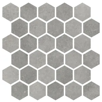 Керамогранит Cir Serenissima Materia Prima Mosaico Esagona Metropolitan Grey