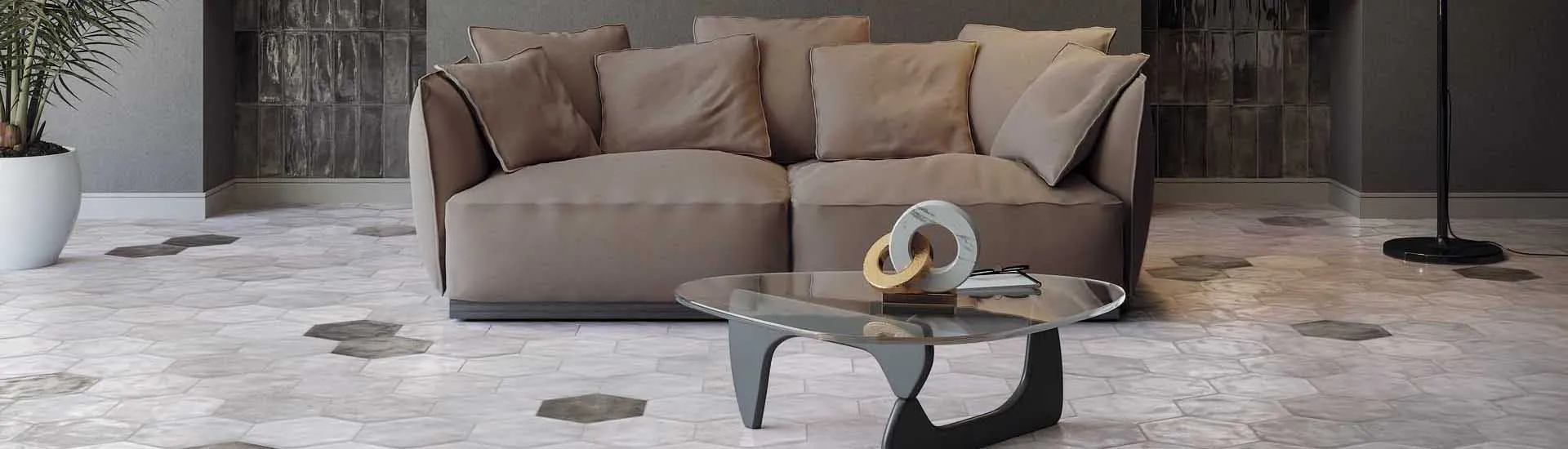 Керамогранит Cir Serenissima Fuoritono Beige Opaco Esagona