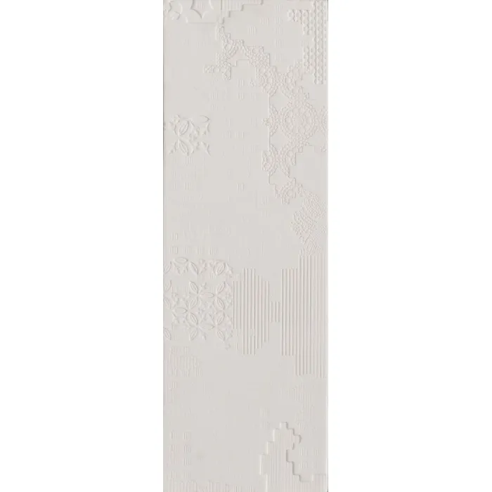 Керамогранит Mutina Bas-Relief Patchwork Relief Bianco