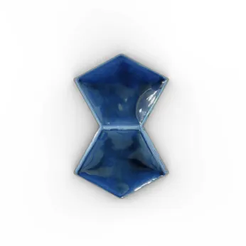 Керамогранит AcquarioDue Papillon Lucida Blu Elettrico