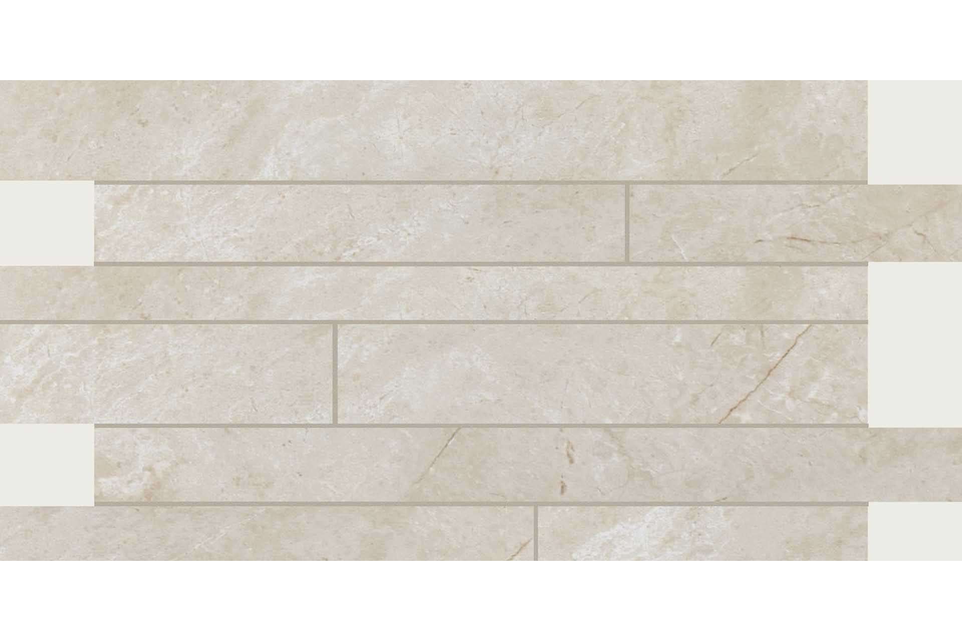 Керамогранит Florim Design Stones & More 2.0 Stone Burl White Modulo Listello Sfalsato 30X60