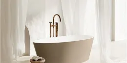 Alma 175x80x55h Ванна из искусственного камня