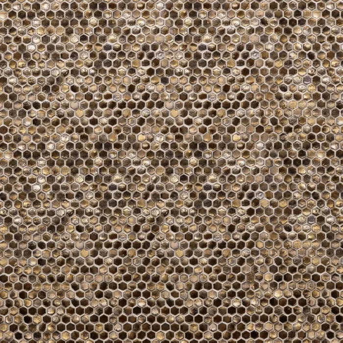 Керамогранит Mutina Phenomenon Honeycomb B Oro Glossy