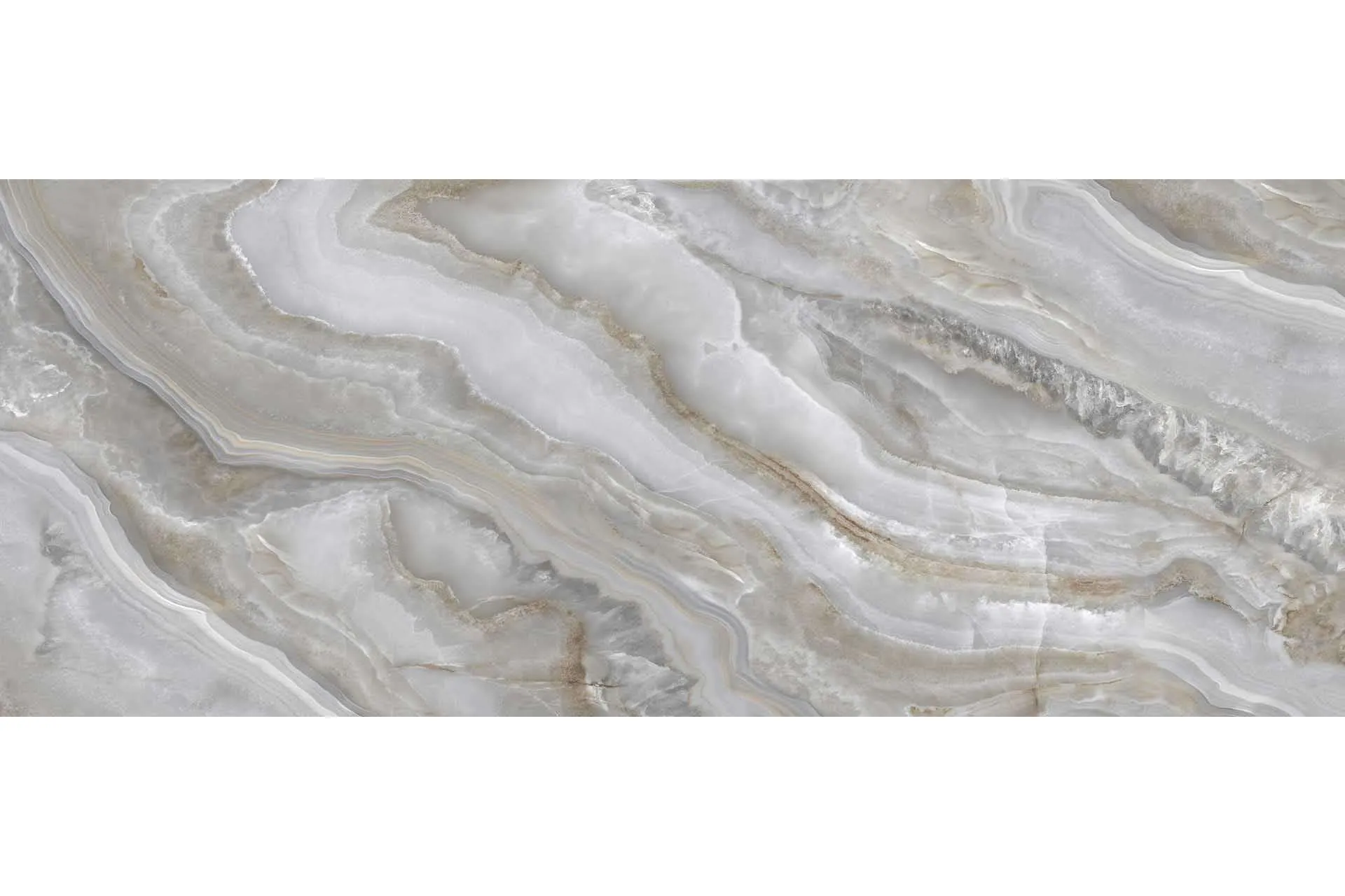 Керамогранит Laminam Rus Diamond Onice Grigio