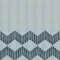 Zigzag half blue