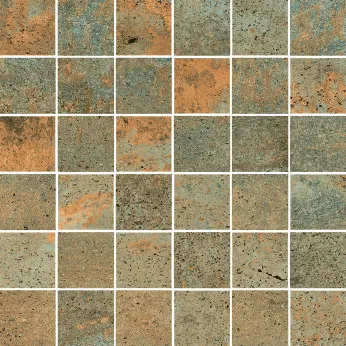 Керамогранит Cir Serenissima Costruire Mosaico Metallo Verde